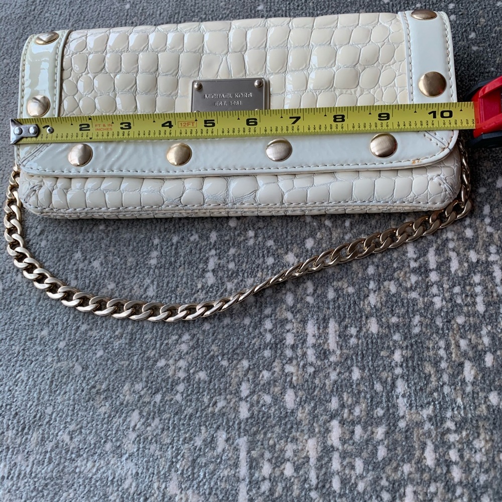Michael Kors Special Edition Embossed Patent Leather Clutch - Picture 6 of 8